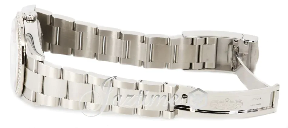 Rolex Datejust 36 White Gold/Steel Aubergine Roman Diamond VIIX