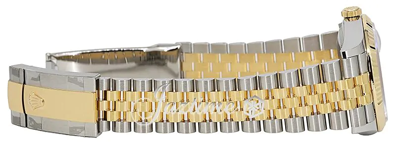 Rolex Datejust 36 Yellow Gold/Steel White Mother of Pearl Diamond