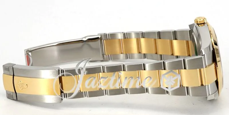 Rolex Datejust 41 126303 Black Diamond Yellow Gold Stainless Steel