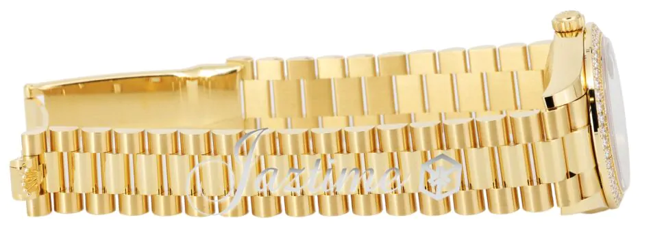 Rolex Lady-Datejust 31 Yellow Gold Malachite Roman Diamond VI Dial