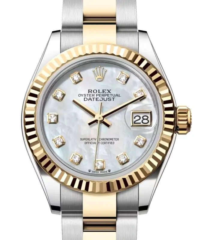 Rolex Datejust 28 279173 White Mother of Pearl Diamond  display picture 2