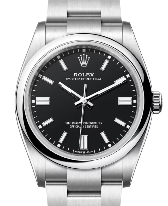 Rolex Oyster Perpetual 36 Stainless Steel Black Index Dial