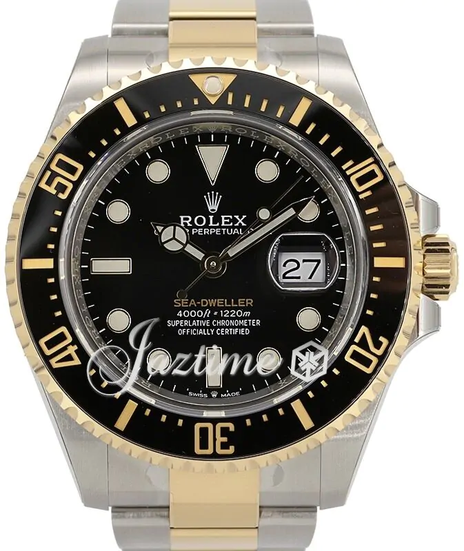 Rolex Sea-Dweller 43mm Case Yellow Gold/Steel Black Luminous Dial