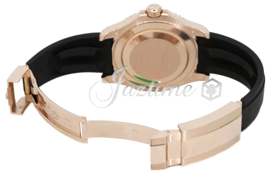 Rolex Yacht-Master 40 Rose Gold Everose 18k Black Dial Ceramic