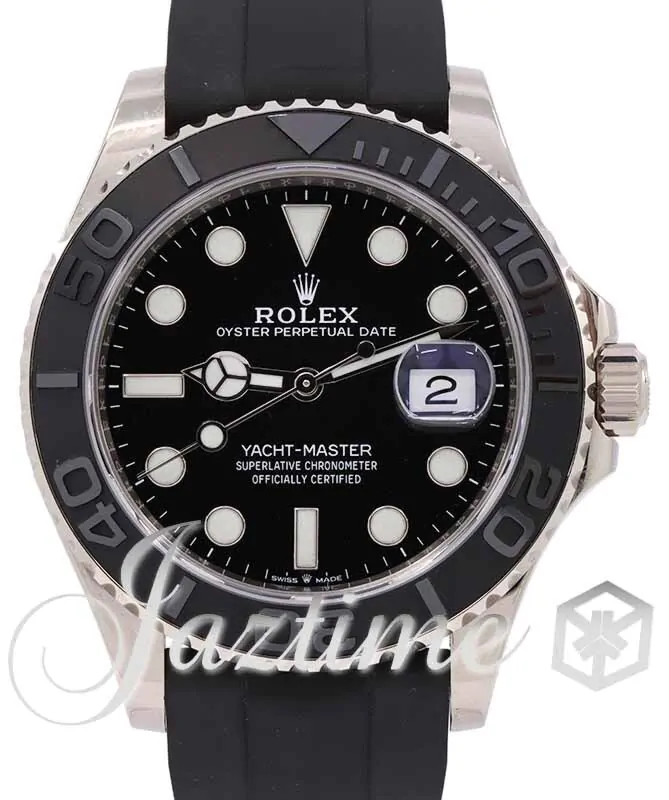 Rolex Yacht-Master 42 White Gold Black Dial & Matte Black