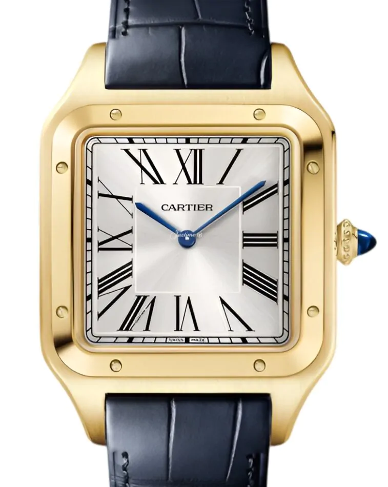 Larger face watch in good condition silver and gold. No box or extra links Classic Watch Mens Gold Tone Luxury Big Face Stainless Steel  main image 3