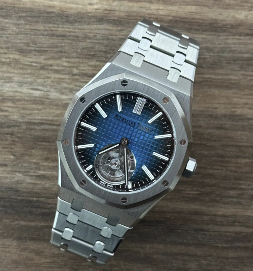 Audemars Piguet Royal Oak Flying Tourbillion 41mm Titanium Blue