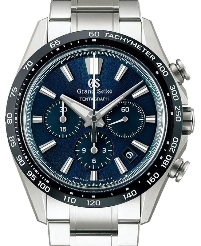 Grand Seiko Evolution 9 Chronograph Manual-Winding Titanium Blue