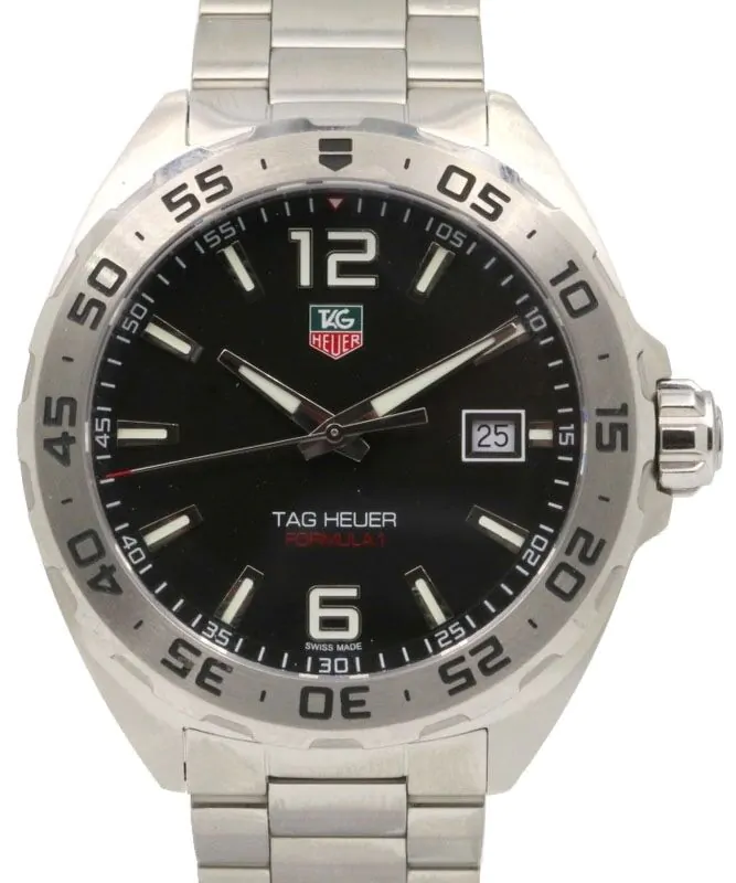 TAG Heuer Formula 1 Quartz Stainless Steel 41mm Black Dial WAZ1112