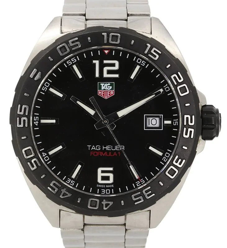 TAG Heuer Formula 1 Black Arabic/Index Dial Titanium Carbide Bezel