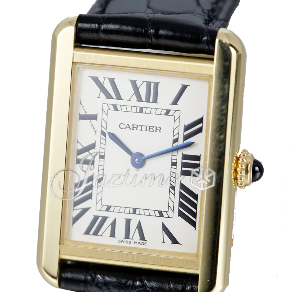 CARTIER W5200002 TANK SOLO 18K YELLOW GOLD BRAND NEW