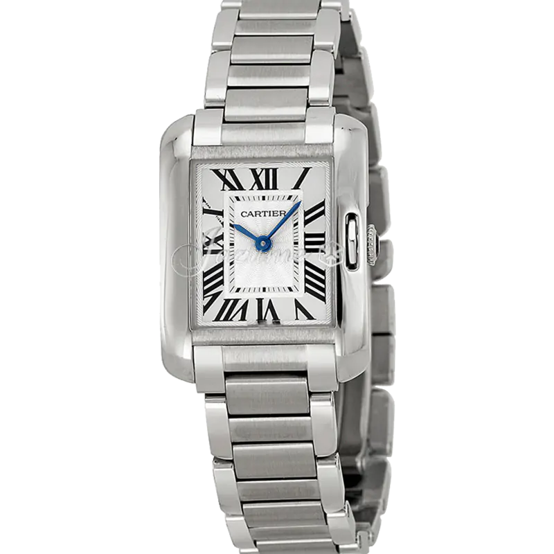 CARTIER W5310022 TANK ANGLAISE STEEL BRAND NEW