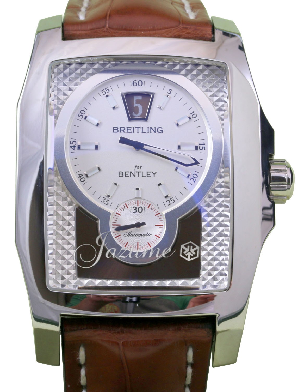 Breitling A28362 Bentley Flying B Silver 187 For Sale