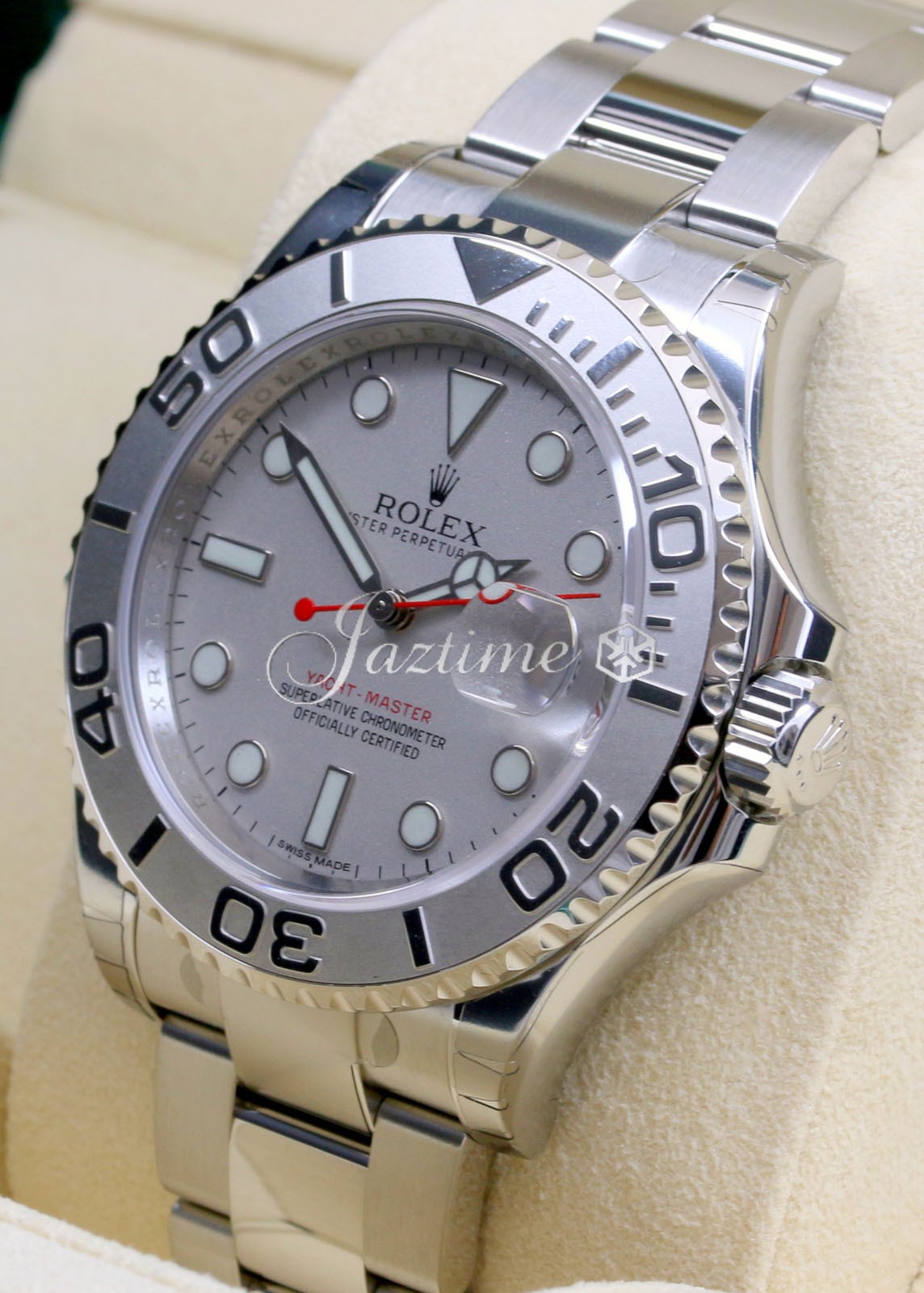 rolex yachtmaster 116622 rhodium platinum 40mm steel